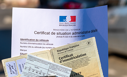 Certificat d’immatriculation